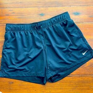 Nike Dr-fit athletic athleisure drawstring pull on waist shorts sz L